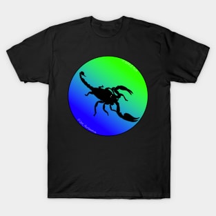 Scorpion Blue/Green Gradient T-Shirt